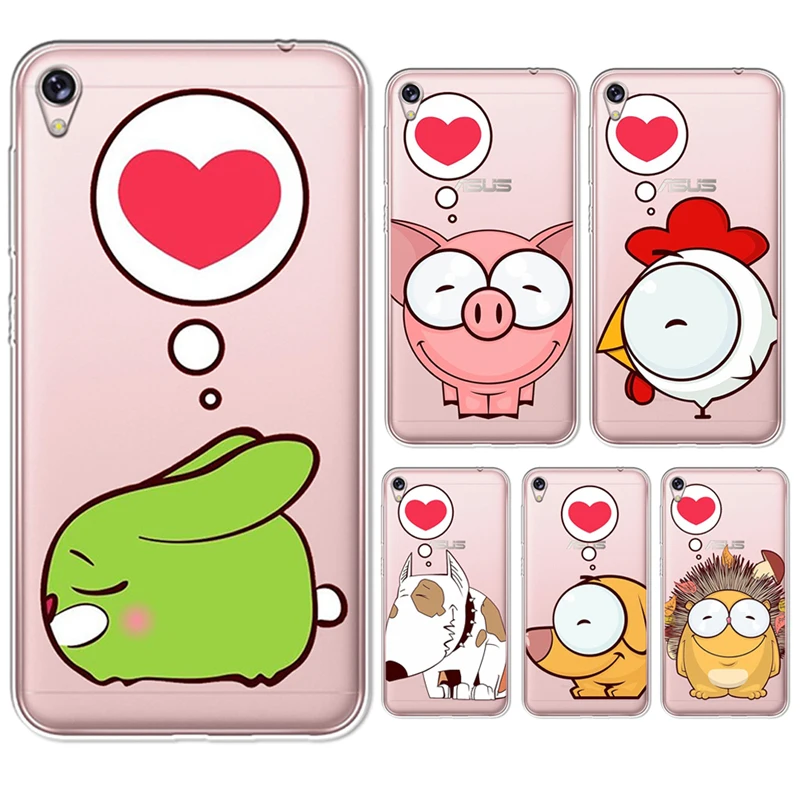 For Asus Zenfone Live ZB501KL Max 3 4 Pro M1 ZB602KL ZC520KL ZC520TL Phone Case cover animal cute Soft TPU Silicone cartoon etui |
