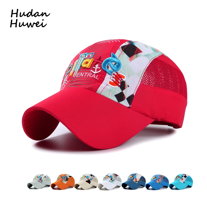

Good Quality Summer Children's Net Hat Fast Dry Baseball Caps for Boys Girls Outdoor Waterproof Sun Cap Beach Sunhat GH-645