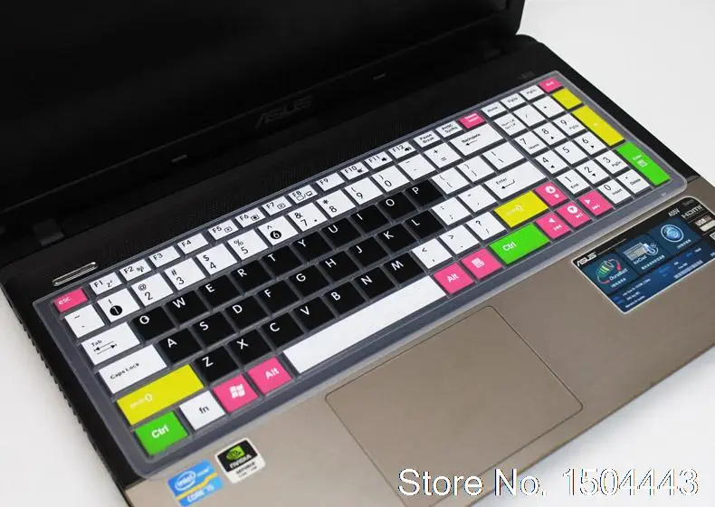 Дюймов 17,3 17 дюймов тетрадь клавиатура крышка клавиатуры Чехлы для мангала ASUS x751 x751l x751la x751lav x751ld x751ldv x751lk x751ln - Цвет: candyblack