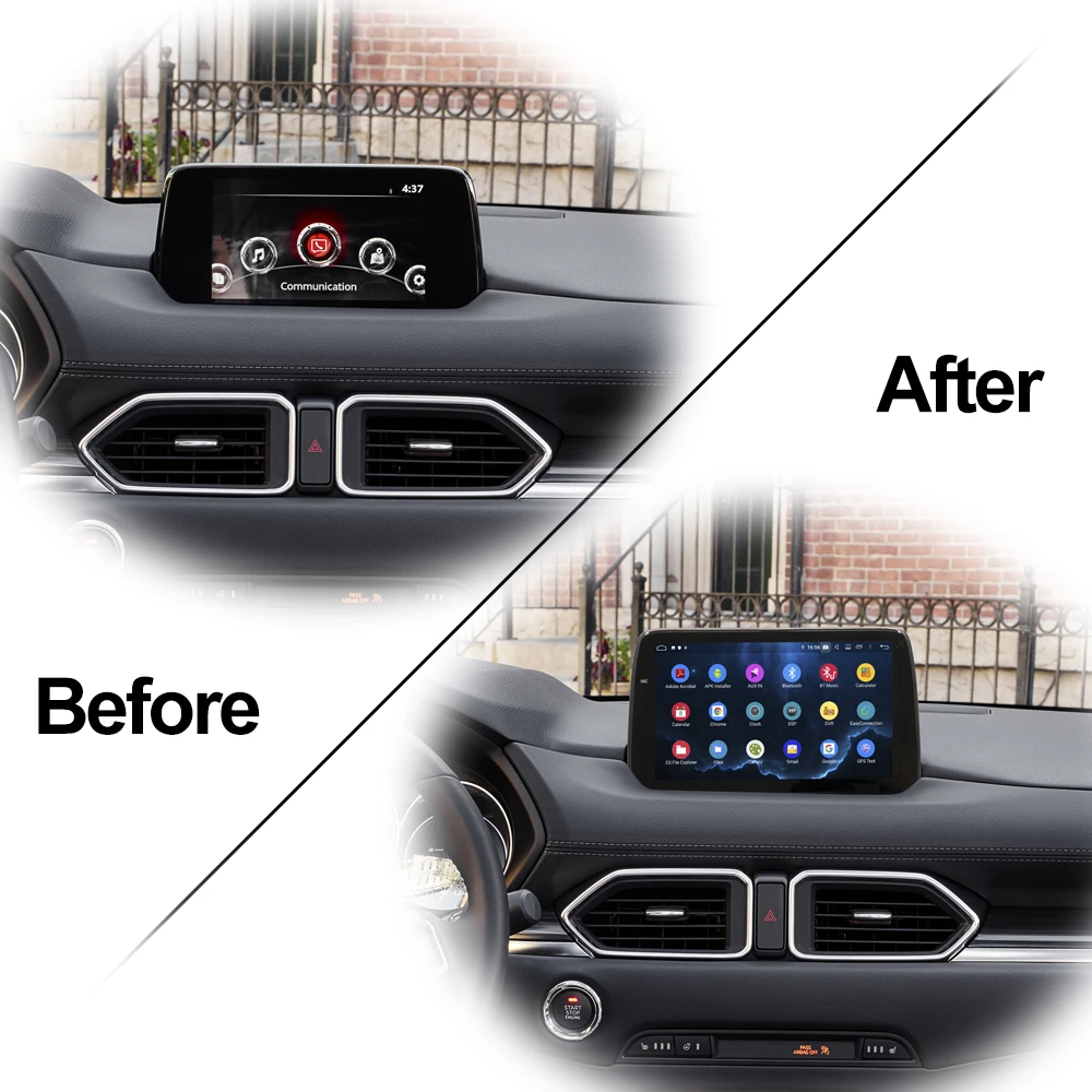 Cheap Owtosin Car Radio Multimedia Video Player Navigation GPS Android 9.0 For Mazda CX-5 CX5 2017 2018 2019 Car 4GB RAM 2