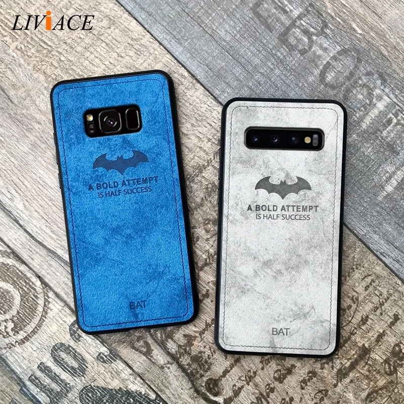

deer cloth texture phone case on for samsung galaxy s10 plus s10e s8 s9 note 8 9 s7 edge retro tpu hard back cover coque fundas
