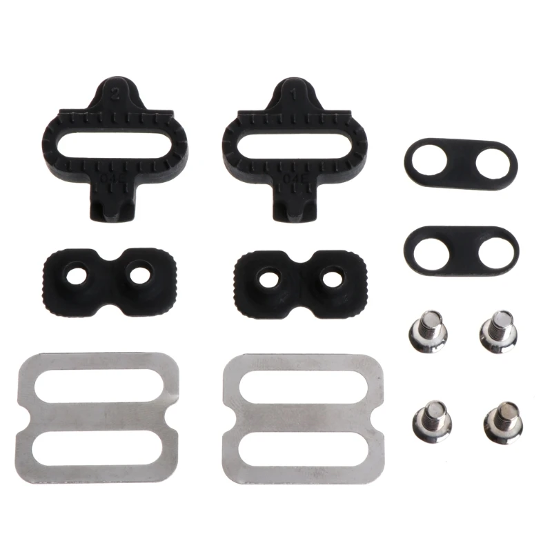 Bicycle Pedal Cleat Cycling MTB Pedals Cleat With Screws Hardware Nuts