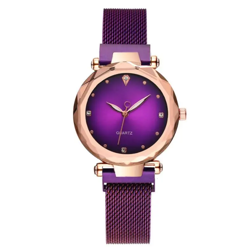 Luxury Rose Gold Women Watches Fashion Diamond Ladies Starry Sky Magnet Watch Rhinestone Female Wristwatch For Gift Clock 2019
Luxury Rose Gold Women Watches Fashion Diamond Ladies Starry Sky Magnet Watch Rhinestone Female Wristwatch For Gift Clock 2019