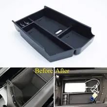 Авто второй подлокотник ящик для хранения консоли перчаточный ящик держатель палитры подходит для Benz ML Class W166 2012- автомобиля Средства для укладки волос