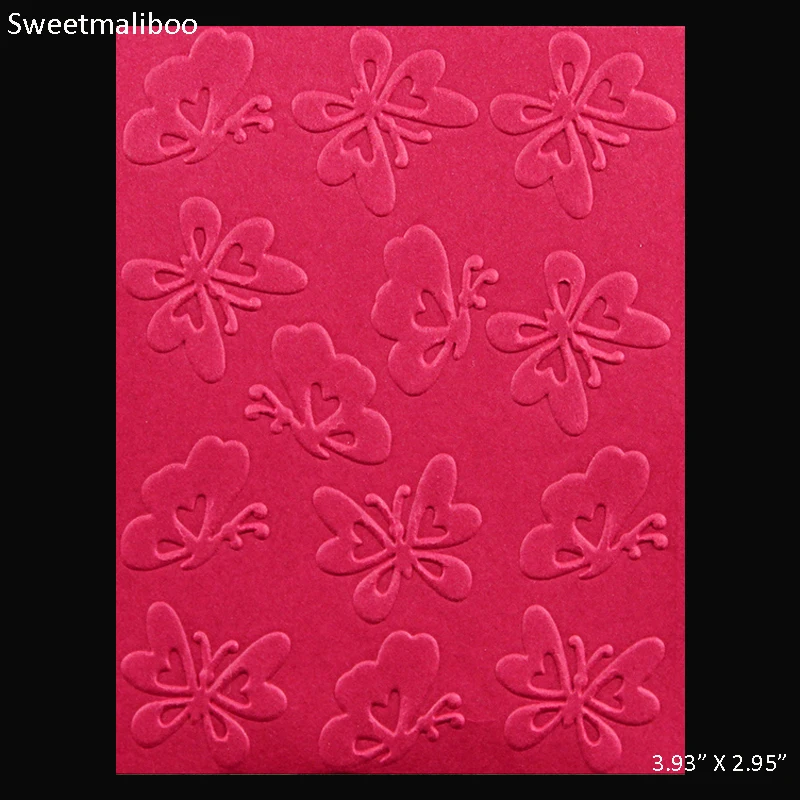 EF-0038 butterfly embossing