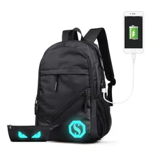 USB ноутбука Рюкзаки школьные ранцы подростков путешествия mochila bagpack для женщин кожа анти обувь для девочек водонепроница