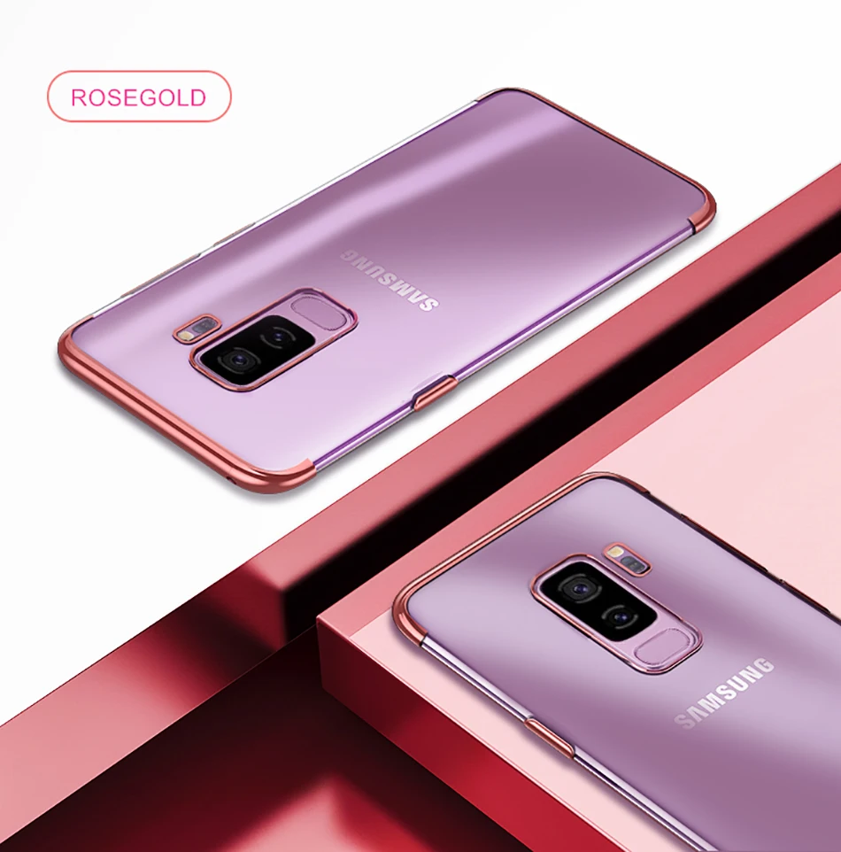 Мягкий силиконовый чехол для samsung S8 S9 S7 S6 Edge Plus Note 9 8 S10 плюс S10 Lite прозрачная крышка на Galaxy A5 A8 A6 A7