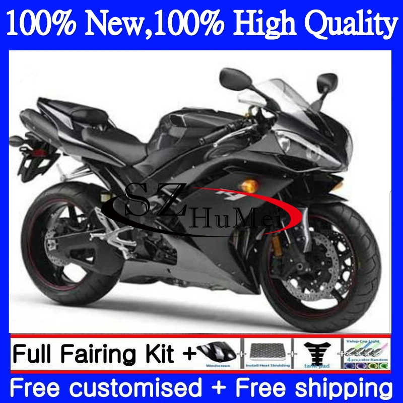 

Injection mold For YAMAHA YZFR6 YZF R6 06 07 YZF600 Body 0NO.0 YZF 600 YZF-600 YZF-R6 YZF R 6 2006 2007 Fairing kit Matte black