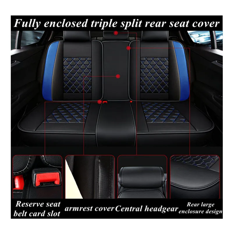 Передний+ задний Чехол автокресла для Porsche Cayenne, Macan, peugeot 2008 3008 4007 4008 205 206 207 301 306 307 308 405 406 407 508 607