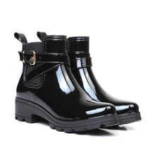Новинка; модная водонепроницаемая обувь; женские резиновые сапоги для улицы; обувь для дождливой погоды из пвх; женские нескользящие удобные резиновые сапоги для пешего туризма