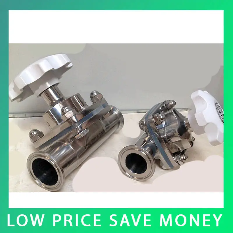 DN25 санитарно Нержавеющая сталь ручной резьбовой мембранный клапан