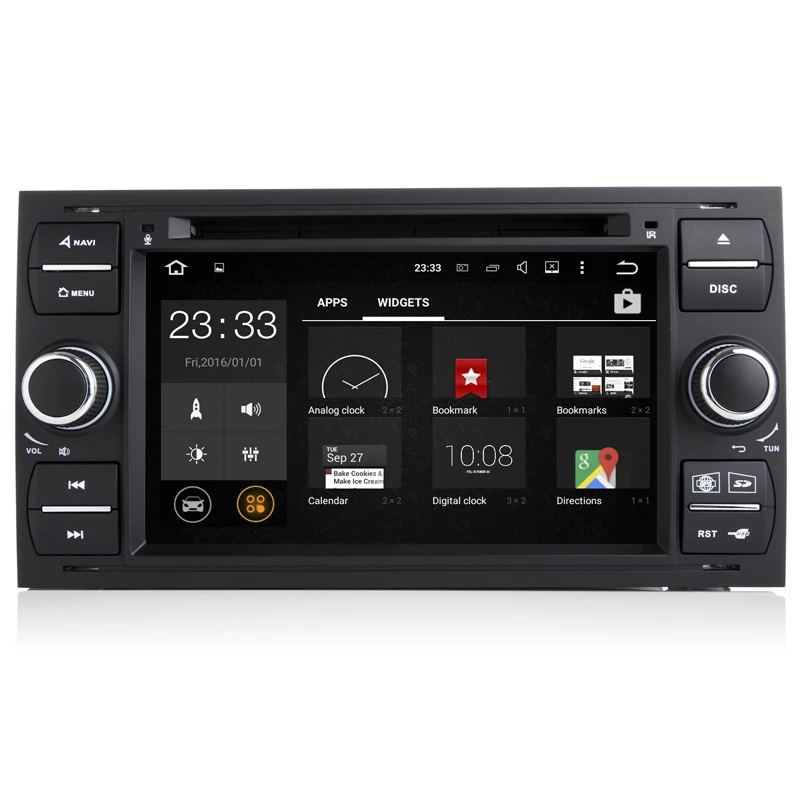 Discount 7 Inch 2G RAM Android 8.1 PC Car DVD GPS Radio For Ford Transit Fiesta Galaxy Fusion C-MAX S-MAX Focus Kuga Mondeo 2006 2007 20