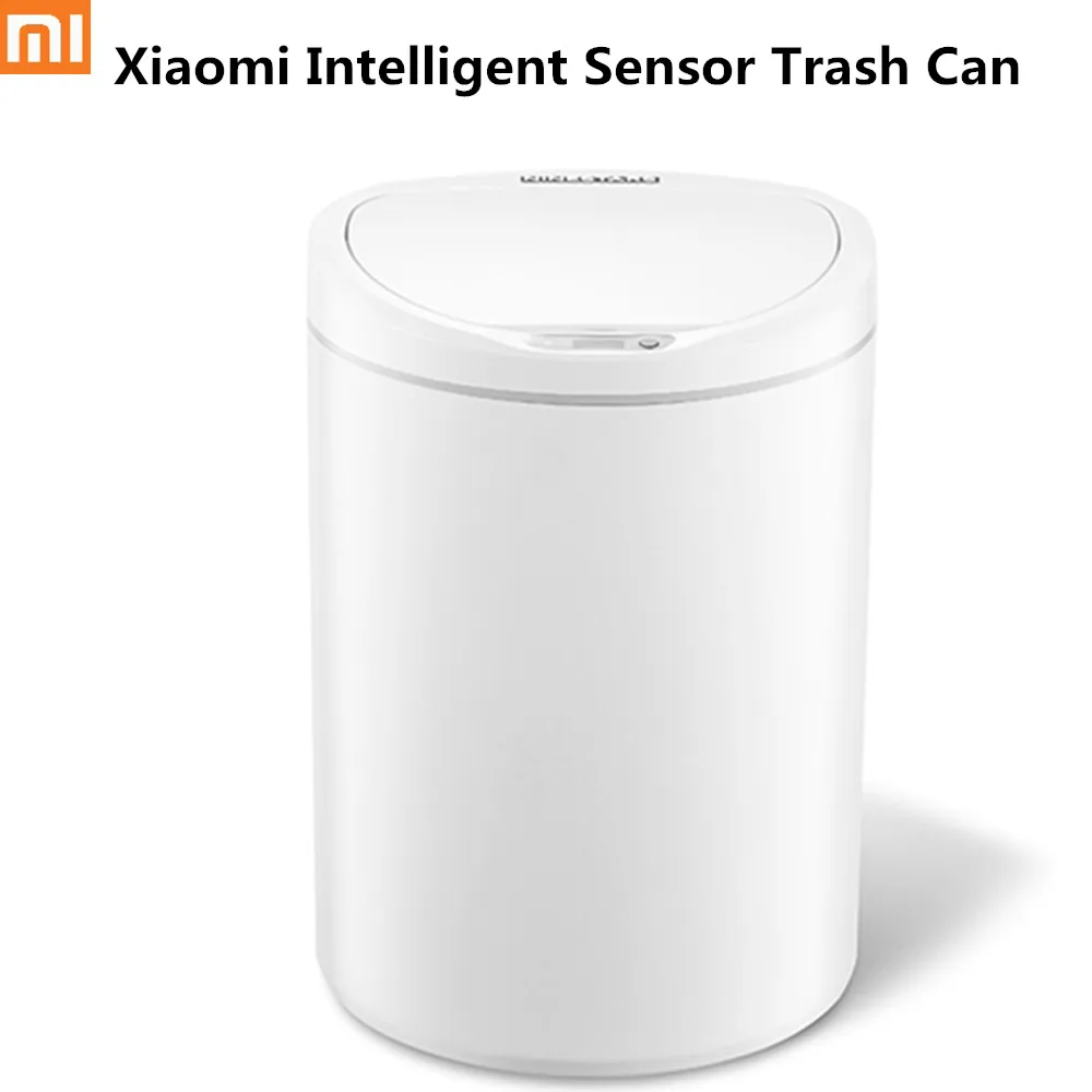 

Xiaomi 10L Intelligent Sensor Trash Can On-key Control Automatic Induction adjustable distance Silent Waste Bins Home Office