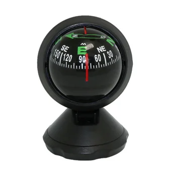 

2019 Boat Compass Portable Adjustable Military Marine Ball Compass for Boat Vehicle Night Vision Compass for Boat Vehicle