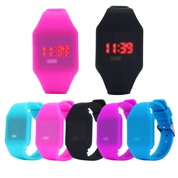 

Men's Women's Silicone LED Watch Fashion Rubber Casual Sports Bracelet Digital Wrist Watches Relogio Masculino Z511