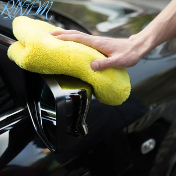 

30x30CM Thick Plush Microfiber Car Cleaning Cloths for BMW 1 3 4 5 7 Series X1 X3 X4 X5 X6 E60 E90 F15 F30 F35