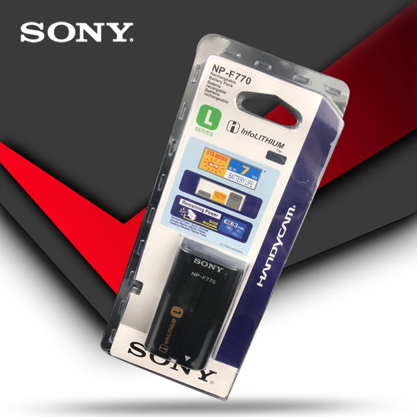 Оригинальный аккумулятор для телефона Sony NP F770 NPF770 F750 TRV110K TRV26E Z1 V1J Z1P CCD TRV58 FX1 DCR VX2100