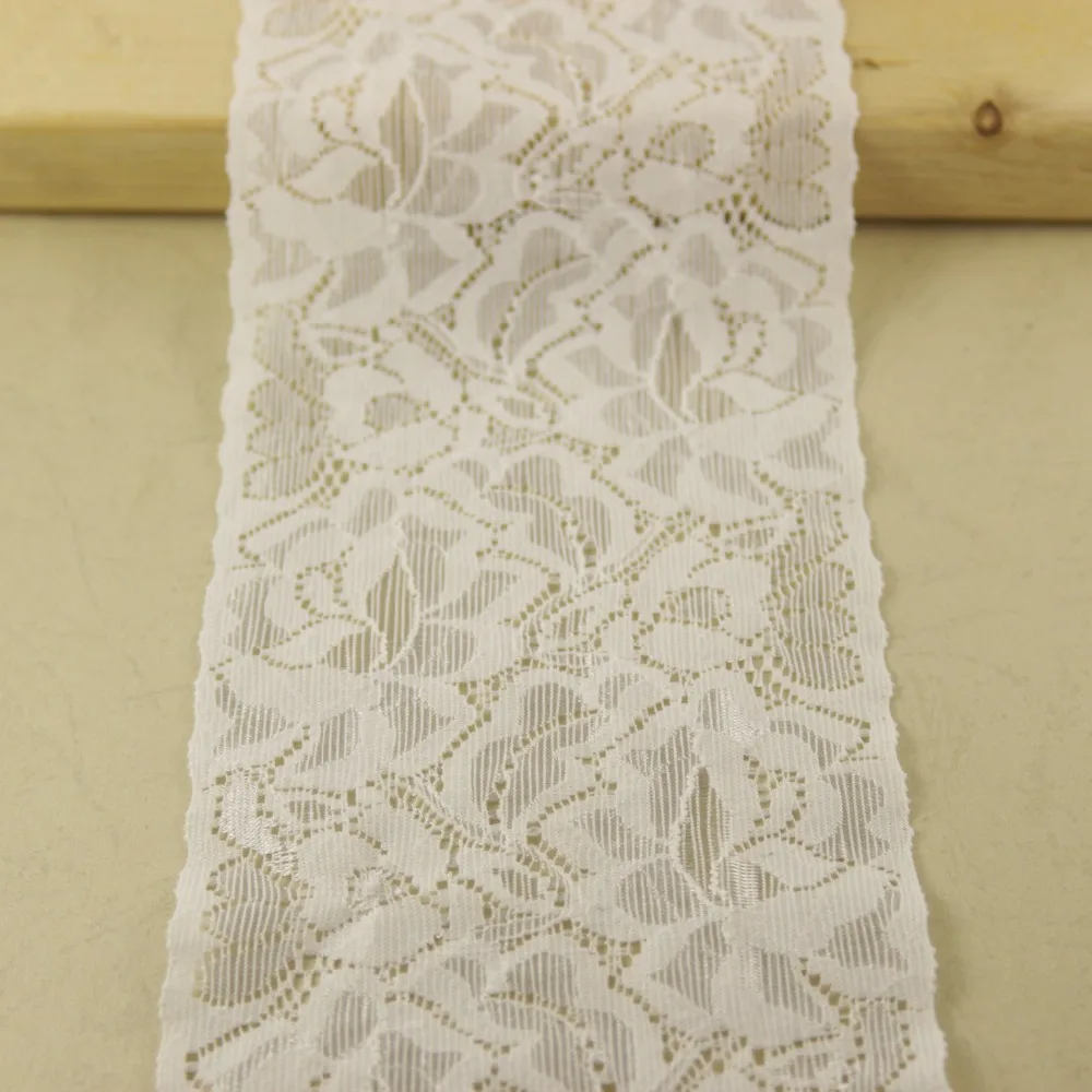 

1 yards 87mm width white Elastic Stretch Lace trim sewing accessories