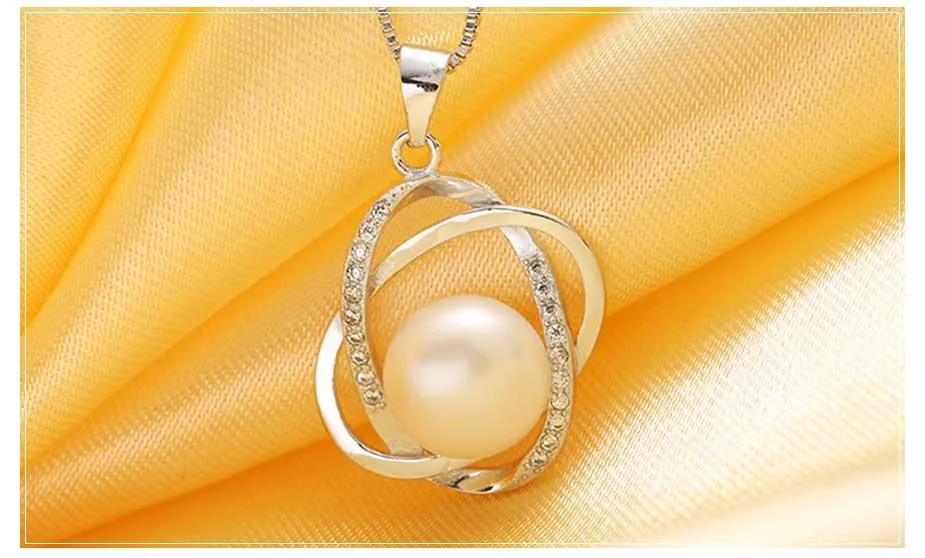 10-11mm Natural Pearl pendant necklace top quality necklace & pendant for women love gift new fine jewelry