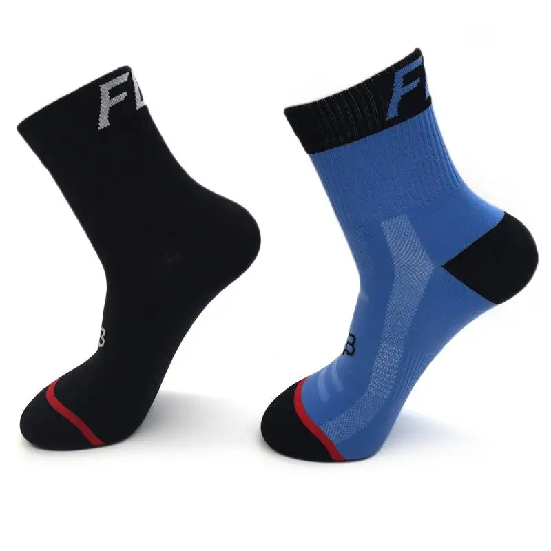 Breathable Cycling Socks Wicking Feet Protection Socks Outdoor Running Climbing Road Bike Nylon Socks Bicycle Equipment For Men
