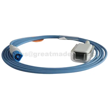 

Compatible HP/ Philips Masimo Spo2 adapter cable with Masimo tech LNCS DC-I AF072 spo2 sensor, HP 8PIN ->dB9 Female L=2.5M