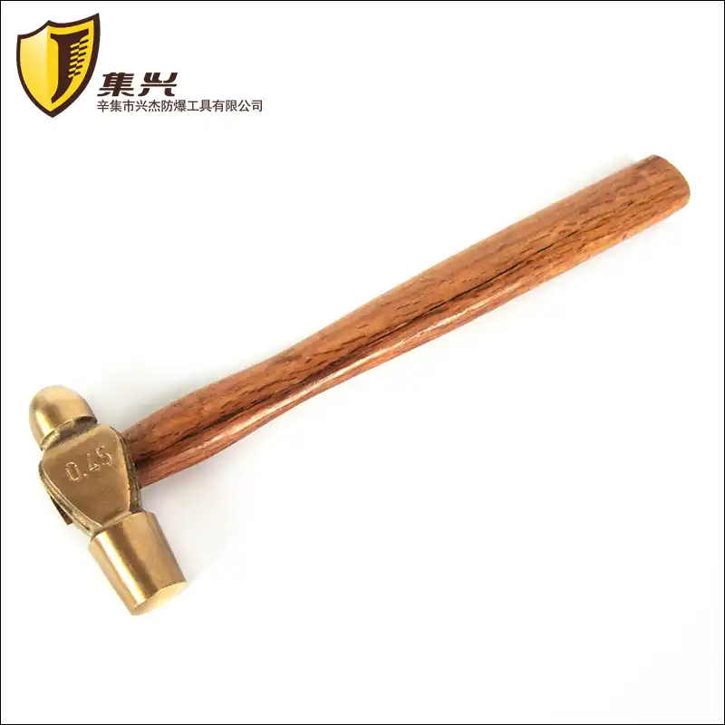 0.22kg/0.5p 0.34kg/0.75p Ball Pein Hammer, Brass Hammer with Plastic