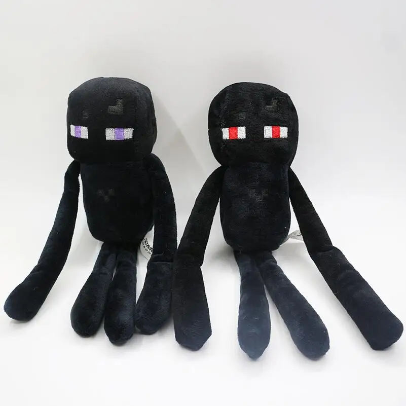 Мин фигурка игрушки 26 см черный супер милый Enderman Кукла мультфильм Плюшевые чучело игрушки для детей рождественские игры подарки