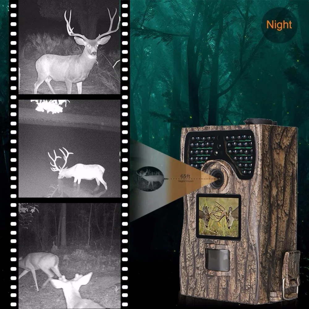 Hunting camera HD 12MP 1080P Hunting Trail Camera Animal Photos Trap 48pcs IR LEDs Night Vision Scouting Wildlife Game Cameras (13)