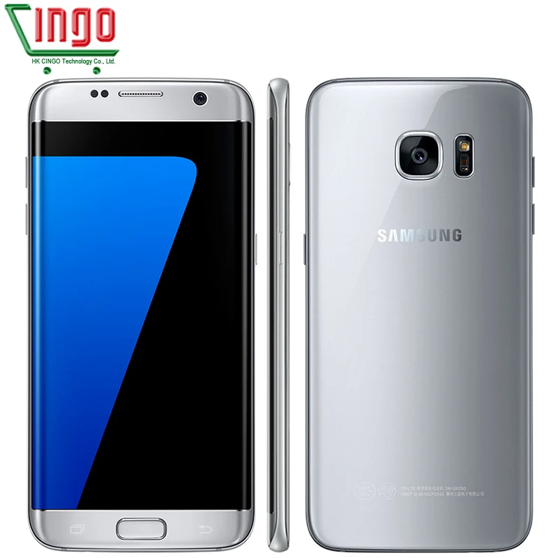 Samsung Galaxy S7 Edge 5.5''4GB RAM 32GB ROM Waterproof Smartphone One SIM Quad Core NFC 12MP 4G LTE 3600mAh Cellphone