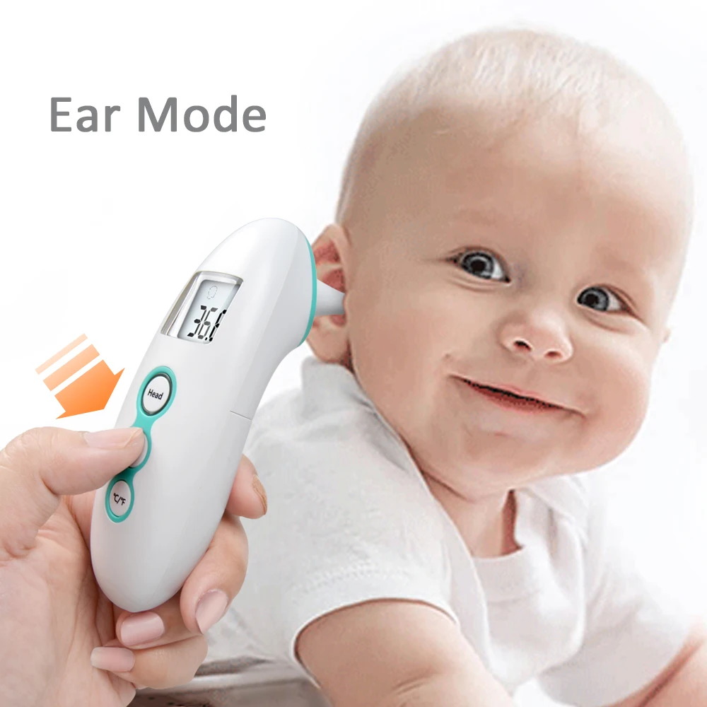 ELERA TH560 термометр младенца лоб ухо ребенка взрослых лихорадка тревоги измерения ЖК-экран бесконтактный инфракрасный цифровой Termometro