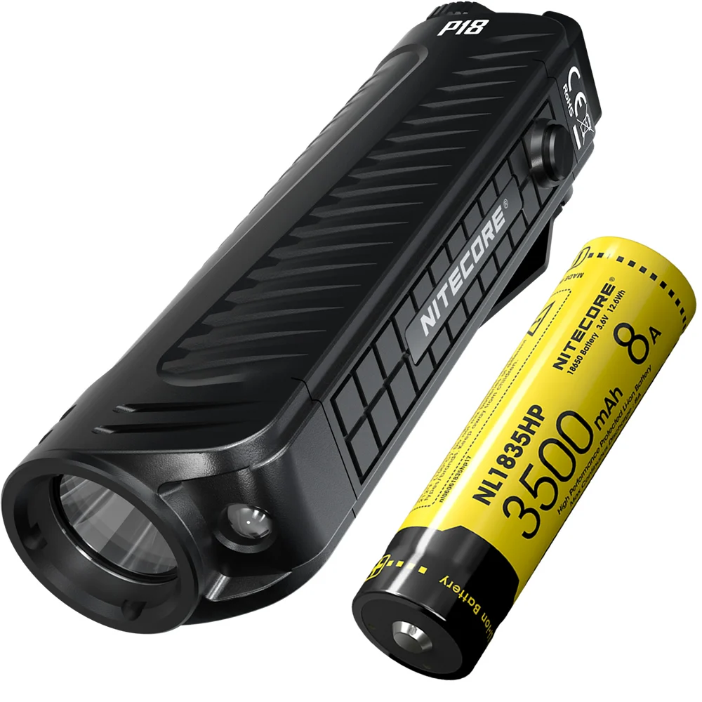 Лидер продаж аккумулятор NITECORE P18 + NL1835HP 1800 люмен CREE светодиодное снаряжение