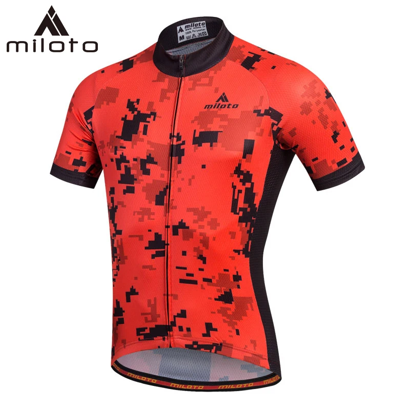 

MILOTO Cycling Jersey Summer Racing Cycling Clothing Ropa Ciclismo Short Sleeve mtb Bike Jersey Riding Bicycle Shirt Maillot