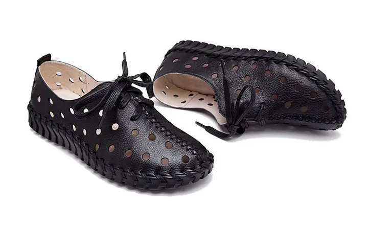 Sneakers Casual Women Flats Shoes Summer Women Hot Authentic Leather Comfortable Shoes For Female Footwear (3)