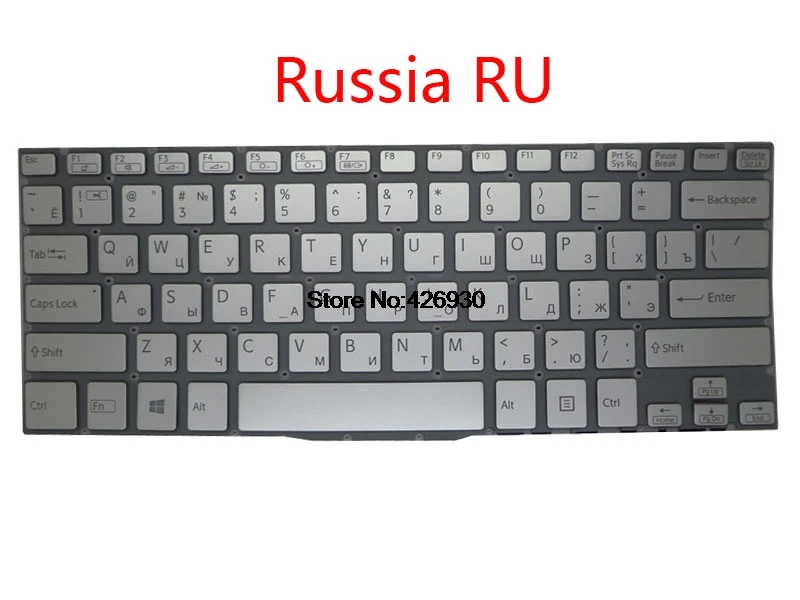 Laptop Keyboard For SONY SVF13N United States US