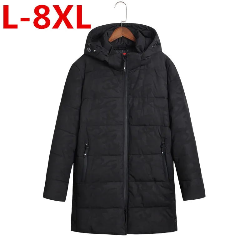 

2017 new plus size 8XL7XL Men Fashion Cotton Padded Jacket Winter Autumn Polyester Coat Camouflage European Size