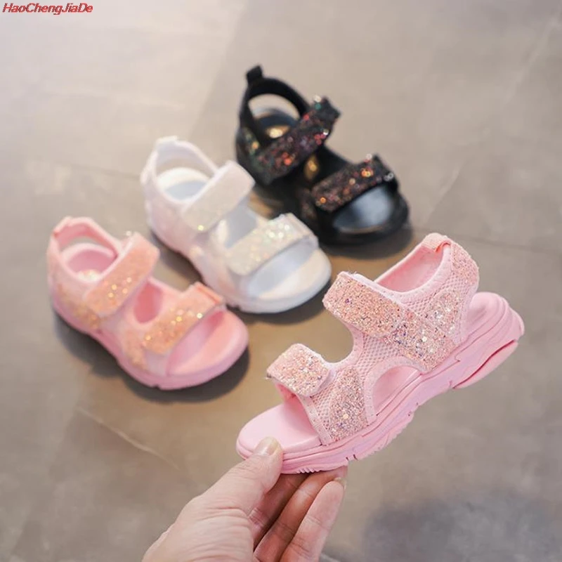 

Summer Boys Sandals Shoes Breathable Mesh Kids Mesh Sport Shoes Girls Beach Sandals Children Sneakers Size 21-36