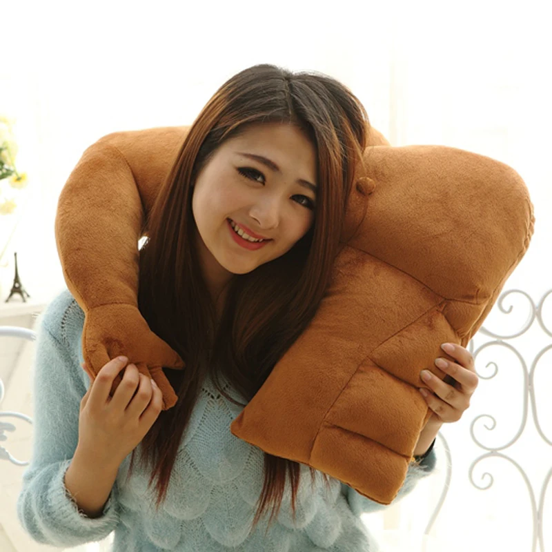 Lovely Boyfriend Arm Pillow Plush Toys Soft Stuffed Muscle Arm Sleeping