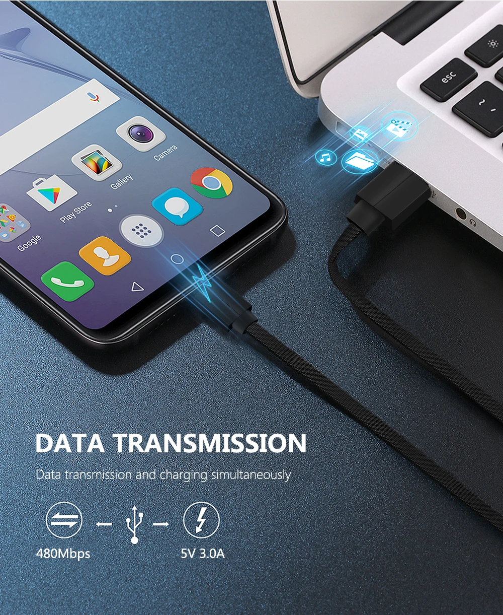 Быстрая зарядка 3 А usb type C кабели Micro провод для Xiaomi huawei samsung кабель синхронизации данных провод Быстрая Зарядка Кабели для мобильных телефонов