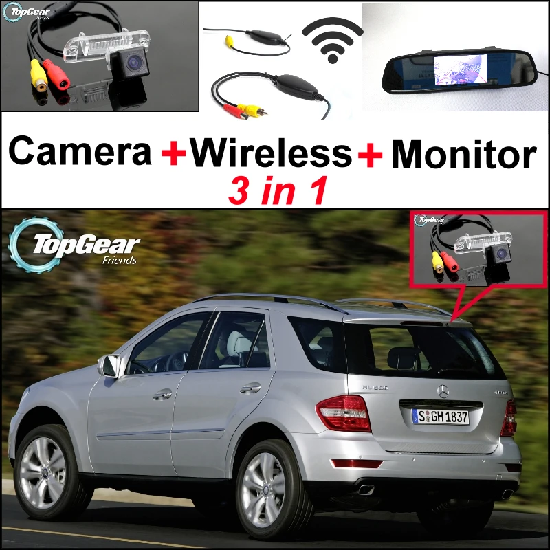 3 in 1 Special WiFi Camera + Wireless + Mirror Monitor Rear View Parking Back Up System For Mercedes Benz ML M MB W164 3 in 1 Special WiFi Camera + Wireless + Mirror Monitor Rear View Parking Back Up System For Mercedes Benz ML M MB W164