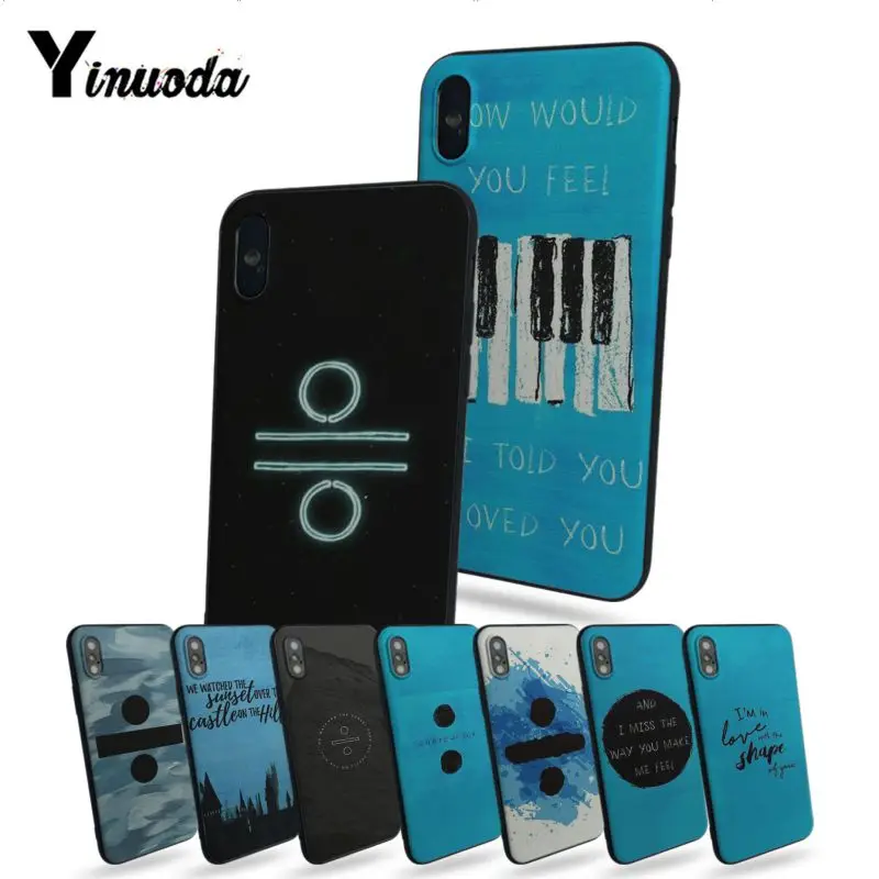 

Yinuoda Ed Sheeran Black soft shell phone case For apple iphone X 8 8plus 7 7plus for iphone 6 6plus 6s 6sPlus 5 5s SE case