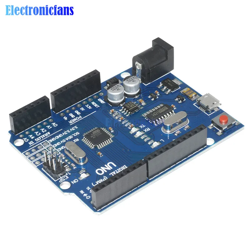 Микро usb UNO R3 MEGA328P CH340 CH340G модуль контроллера замена ATmega16U2 One|uno r3|usb boardarduino uno board |