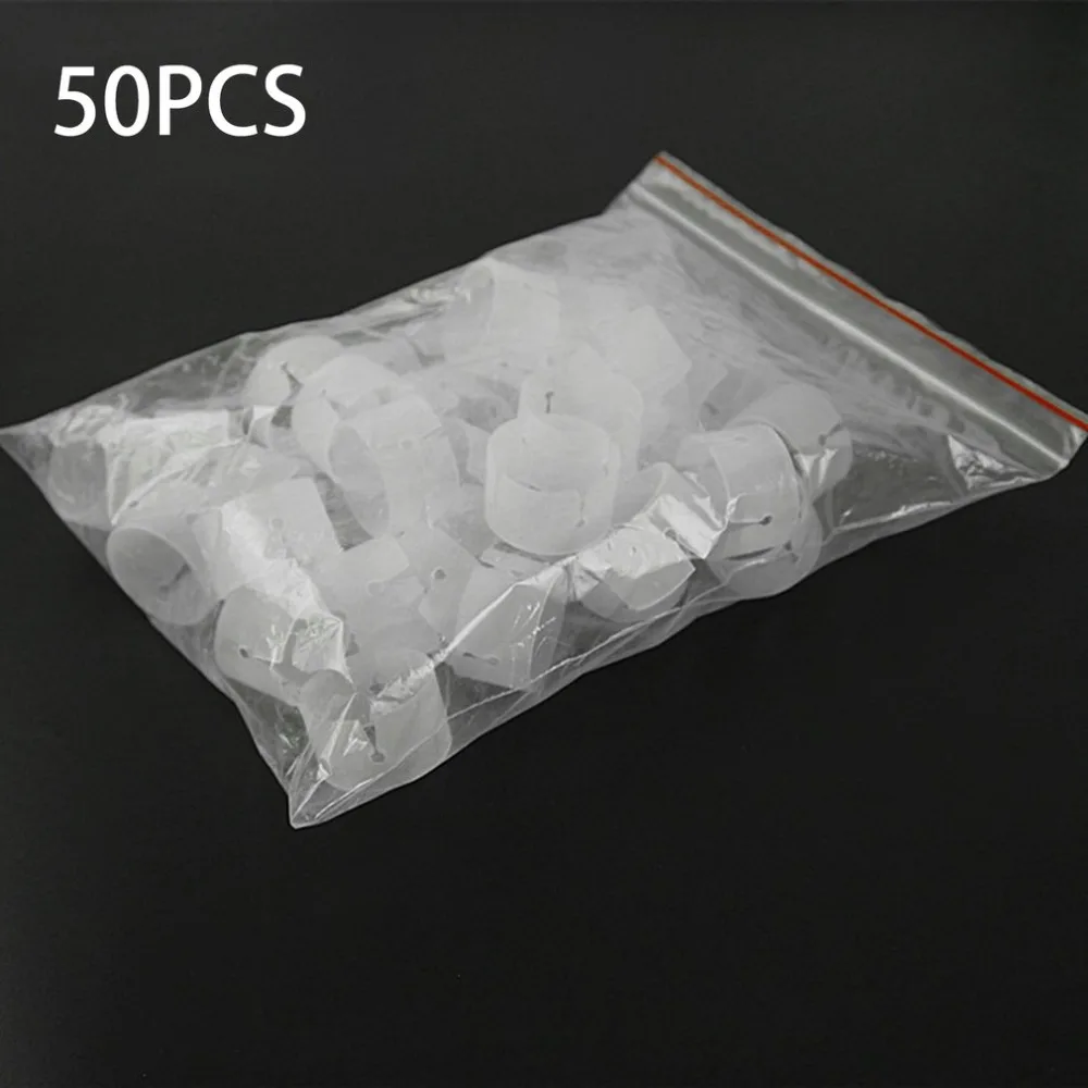 

50pcs Balloon Rings Plastic Lock Buckle Balloon Buckle Arch Folder Convenient Clip Connector Balloon Accessories