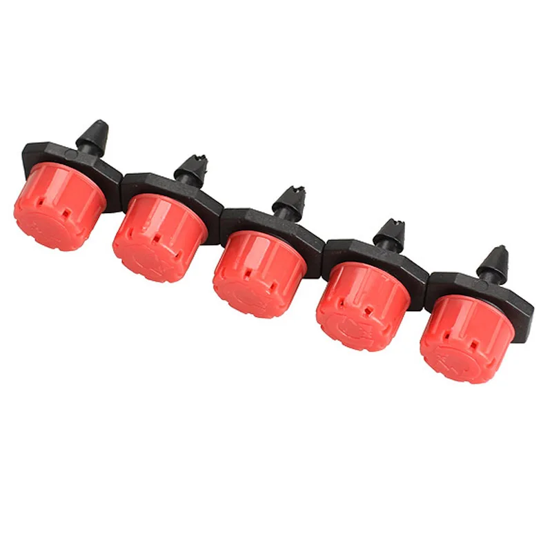 New 50Pcs Garden Micro Dripper Drip Head 1/4 Inch Hose Irrigation Misting