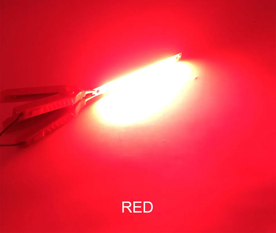 120mm 4.72in LED Bar Light Strip COB Bulb 12V 7W 10W LED Lamp Green Blue Red White Emitting Colors 12010mm COB Chip (17)