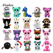 Elsadou Ty Beanie Boos Elephant and Monkey Plush Doll font b Toys b font for Girl