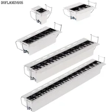 Проектный Точечный светильник Светодиодный линейный светильник s для конференц-зала без полей Osram светодиодный линейный светильник в полоску точечный потолочный Точечный светильник без потолка
