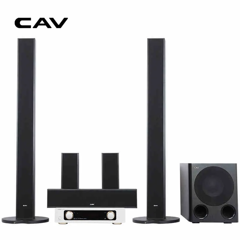 CAV TT20 Home Theater System 5.1 Set DTS Surround Sound Metal Bluetooth Analog Coaxial Digital Home Theater Cinema Music Center CAV TT20 Home Theater System 5.1 Set DTS Surround Sound Metal Bluetooth Analog Coaxial Digital Home Theater Cinema Music Center