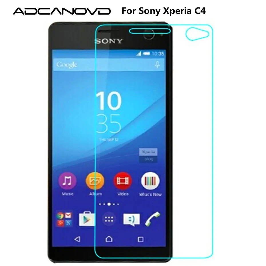 9H ультратонкое Защитное стекло для Sony Xperia C4 E5303 защитная пленка из закаленного
