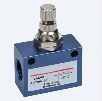 

ASC-06 1/8'' Speed Control Flow Control Valve Pneumatic Solenoid Valve Price: US $7.80 / piece