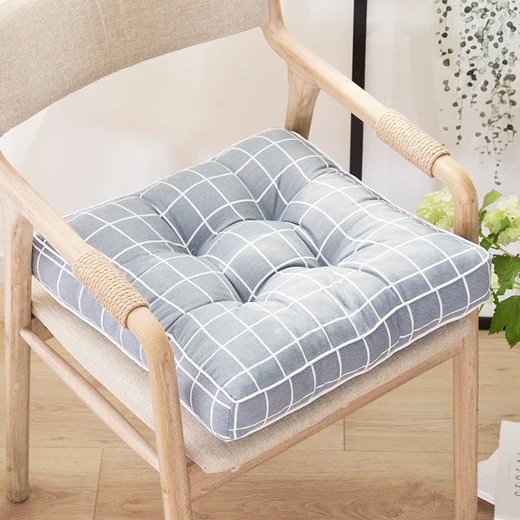 Круглая подушка Pouf татами напольные подушки льняная хлопковая подушка на сиденье Подушка японские татами квадратная подушка - Цвет: Color E